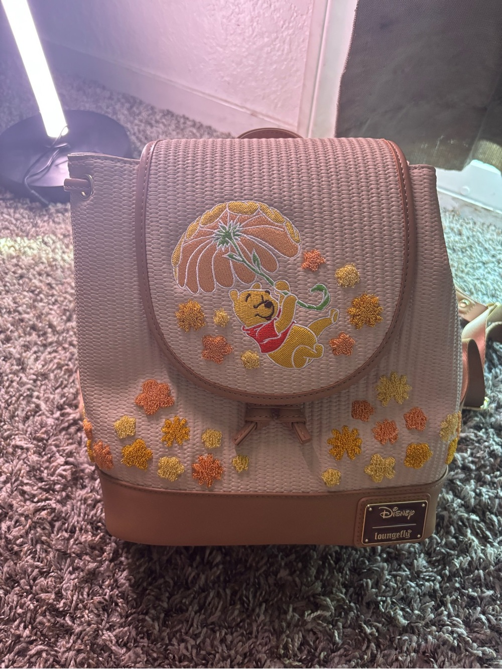 Disney x Loungefly Winnie the Pooh Embroidered Mini Backpack